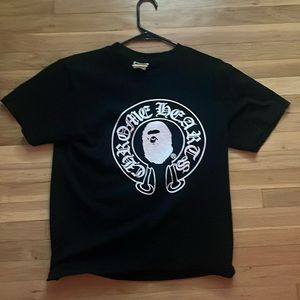 Bape x chrome hearts tee